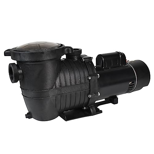 2HP 2-Speed Pool Pump,230V Inground Pool Pump,5520GPH High Flow Rate, Low Noise, Hard Wired Swimming Pool Pump with Strainer Basket for Inground Pools, Seawater Pools (2HP)