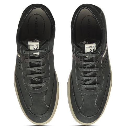 Image of Woodland Men Dnavy Casual Shoes