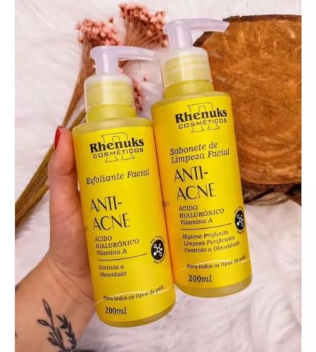 Genérico Kit Tratamento Facial Para Cravos E Espinhas 4 Itens Rhenuks