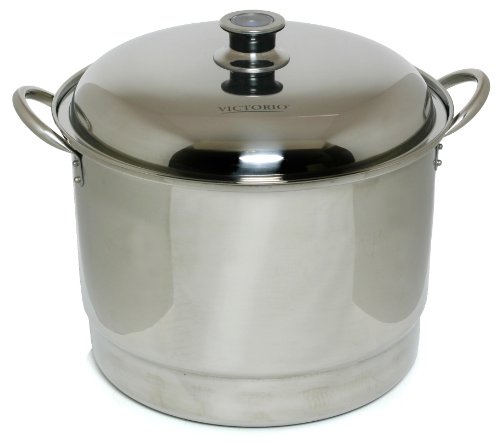 Victorio Stainless Steel Dual-Use Steam or Water Bath Canner