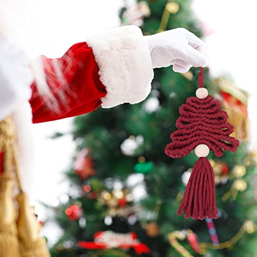 Freebloss 3 Set Christmas Tree Macrame Diy Kit For Beginners Diy Christmas Tree Hanging Ornaments For Holiday Wall Hanging #TOP5