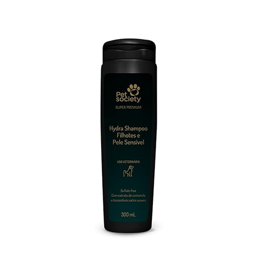 Pet Society Shampoo Filhotes e Pele Sensível 300ml Pet Society para Cães