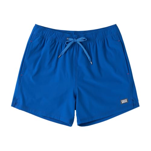 SAXX Underwear Co. Oh Buoy 2N1 Volley para hombre, 5 pulgadas, cobalto, XL