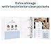 Avery 3 Ring Binder 3 Inch Slant Rings Durable View, White Binder for Home, Office, or School Use, 4 Pack (17030)