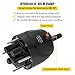 VEVOR Hydraulic Outboard Steering Kit, 300HP Helm Pump, 18 ft Hydraulic Nylon Hose, 13.5