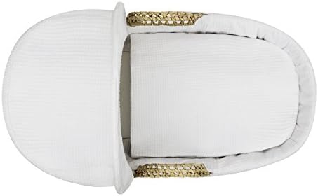 Kinder Valley Waffle Moses Basket (White)
