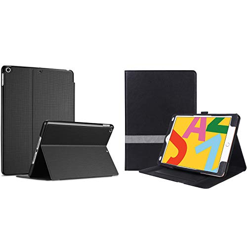 ProCase iPad 10.2 Case 2020 iPad 8th Generation / 2019 iPad 7th Generation Case Bundle with Leather Stand Folio Cover Case with Multi-Angle Viewing and Pencil Holder for 10.2