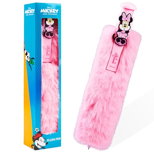 Disney Stitch stylo fluffy mignon rose encre noire