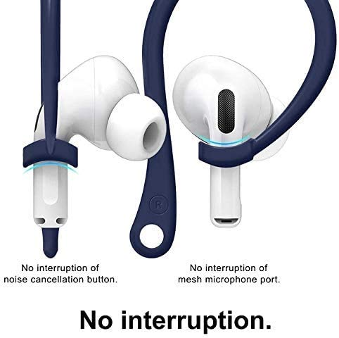 Image of Earhooks Compatible with AirPods Pro Anti-Lost Secure Earhook Holder Ear Attachment Loops Airpod Clips for AirPod Earbud Sports Earhook Hooks (Gray)