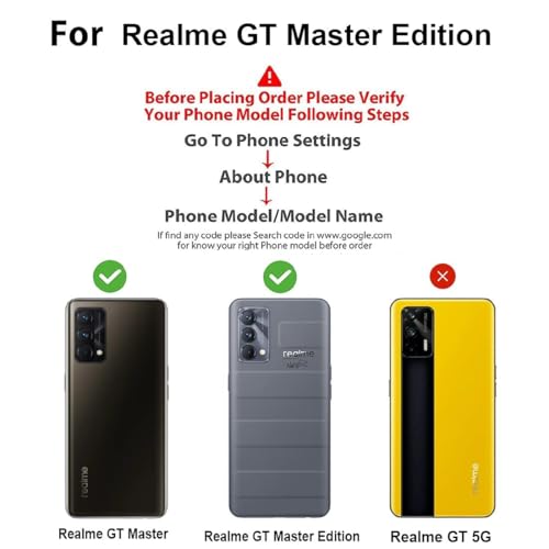 Image of COVERBLACK Flexible Rubber Case Back Cover Compatible for Realme RMX3360 / GT Master Edition - Transparent