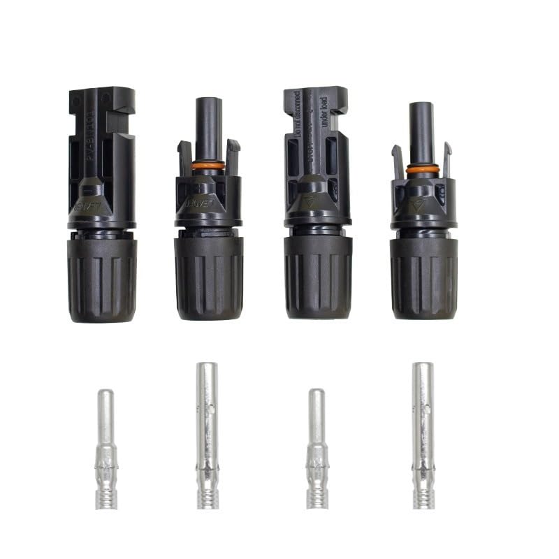 Pair of Solar Connector Solar Solar Plug Cable Connectors (Male and Female) for Solar Panels and Photovoltaic Systems(50 Pair)