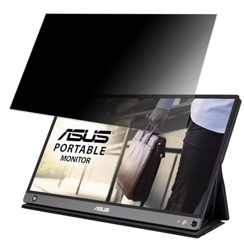 ASUS ZenScreen Go MB16AHP 15.6インチ 16:9 対応 覗き見防止フィルター プライバシーフィルター ブルーライトカット 反射防止 PC パソコン モニター のぞき見防止 画面保護フィルム 保護シート 着脱簡単 両面使用