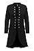 Produktbild Madonna Damen Blazer Damenjacke Admiral Jacke Military Army Style Lang S -XXL XXXL 4XL 5XL (schwarz, XXXL)