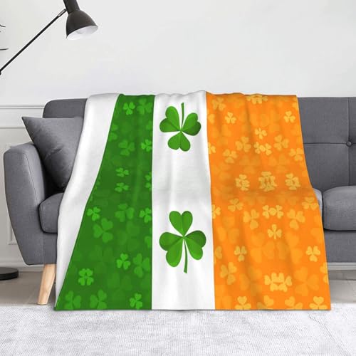 Couverture plaid drapeau irlandais grand format pour canapé et lit - 2