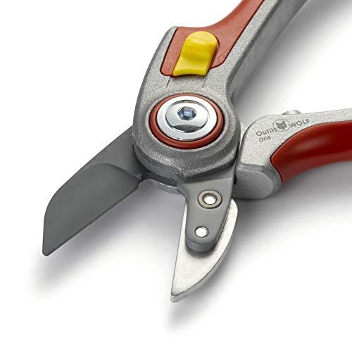 Sécateur à coupe mixte Outils Wolf OFA avec lames de précision durables