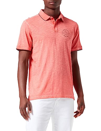 TOM TAILOR Herren Poloshirt in gewaschener Optik 1031603, 10395 - Porcelain Coral, L