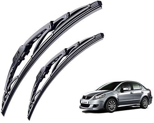 Image of WolkomHome High Performance OE Car Wiper Blade Replacement set of 2 Pc Right 24 inch Left 14 inch for Maruti Sx4 New