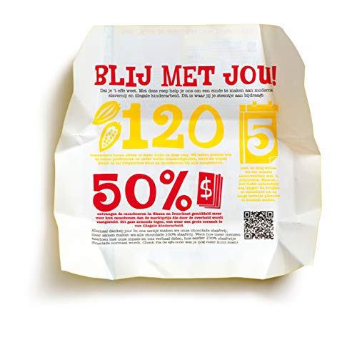 Tony's Chocolonely - Chocoladereep Melk Noga - Zeg 't met een reep "Blij met jou" - 180 gram - Fairtrade Chocolade - Afbeelding 5