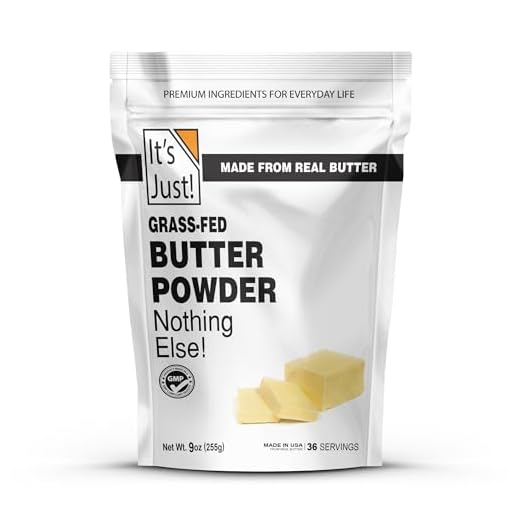 It's Just - GrassFed Butter Powder, Made from Real Butter, Made in USA, 9oz