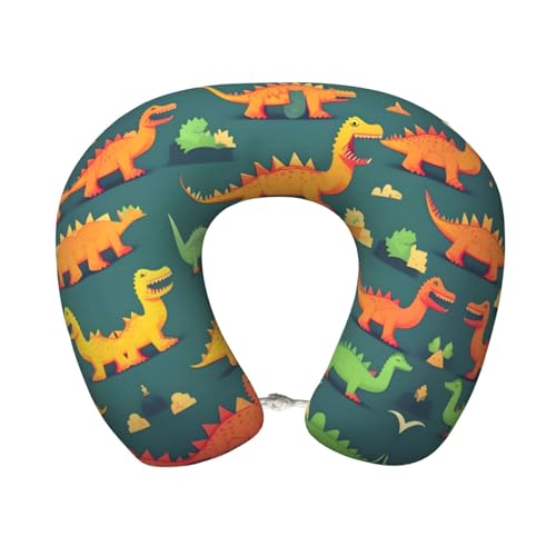 Almohada de espuma viscoelástica con diseño dinosaurio miniatura 1