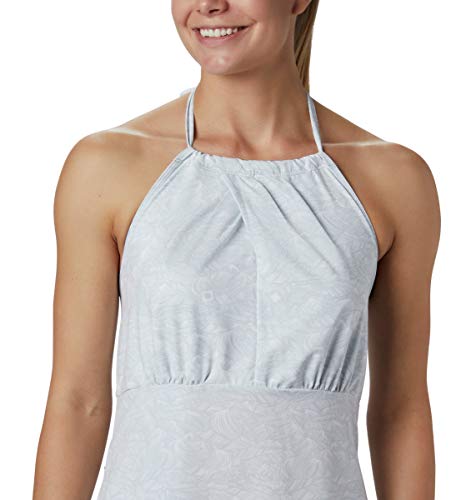Columbia Women's Armadale Ii Halter Top Dress, Cirrus Grey Buoy Waves Print, X-Small #TOP3
