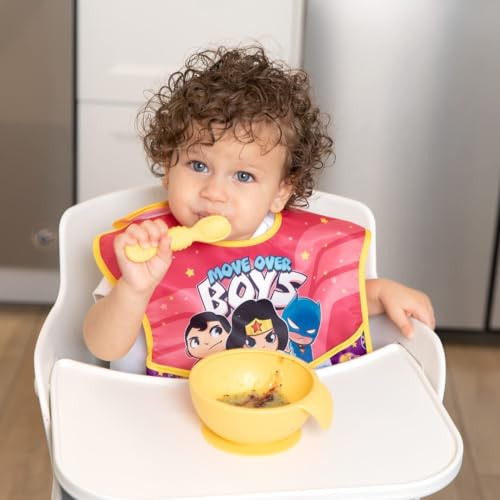 image for Bumkins Bibs for Girl or Boy, SuperBib Baby and Toddler 6-24 Months, E