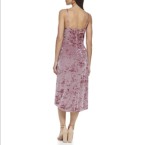 Robe en velours Guess haut de gamme au drapé col bénitier - 3