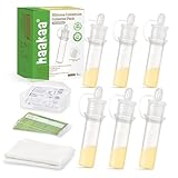 Haakaa Silicone Colostrum Collectors Set with Clear PP Storage Case 4 ml, 6 PK