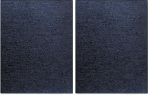 Fellowes Linen Presentation Covers, Letter, Navy, (52098), 200 Count (Pack of 2)