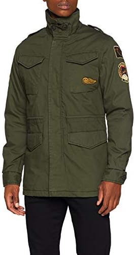 Scalpers Military Jacket Chaqueta, Verde (Khaki Khaki), Small (Tamaño del  Fabricante:S) para Hombre: Amazon.es: Ropa