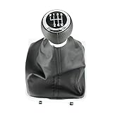 kangbeier 6 Speed Car Shift Gear Knob with Chrome for VW Passat B6 CC 3C R36 TDI TFSI TSI 2006-2011