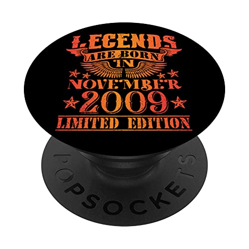 Cumpleaños Noviembre 2009 Edición Limitada Regalo Vintage PopSockets PopGrip Intercambiable