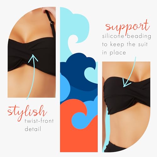 Anne Cole Twist Bandeau Bikini Top4