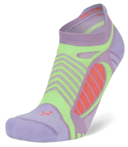 Balega Ultralight No Show Running Socks, Lightweight, Moisture-Wicking, Breathable Design for Ultimate Comfort, Ergonomic Fit, Perfect for Athletes and Active Lifestyle - Lilac, Small (UK Size 4-7)