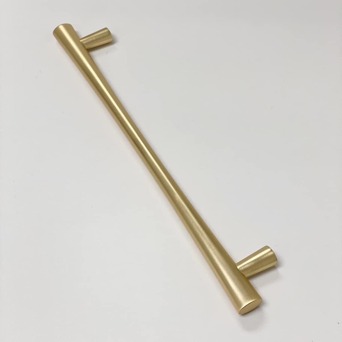 Brushed Brass MCM Cabinet Hardware Mid-Century Modern Style Made of Solid Brass (Hourglass Pull)