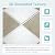 Commomy 10 Pcs Matte 3D Peel and Stick Tile 11.8"x11.8" Ultralight PVC Square Peel and Stick Backsplash for Kitchen Stick on Tiles for Bathroom,Living Room,FireplaceWall Decor,Beige and White