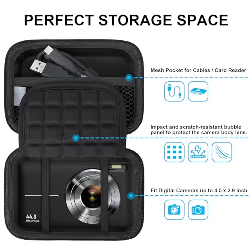 Funda rígida para cámara digital negra universal miniatura 2