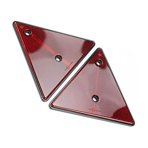 HuaDmaing Triangle Red Rear Reflectors Cover