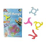 BEMIRO Mini Bumerang Set - 4er Pack | Outdoor Mini Rangs im Set | jeder hat eigene Flugeigenschaften | tolles Kindergeburtstag Mitgebsel Jungen Mädchen