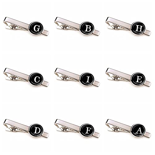 Mannen 26 alfabet letters stropdas clips persoonlijkheid naam letters sieraden mannen stropdas clip pin pak accessoires (metalen kleur: letter L) - Image 7