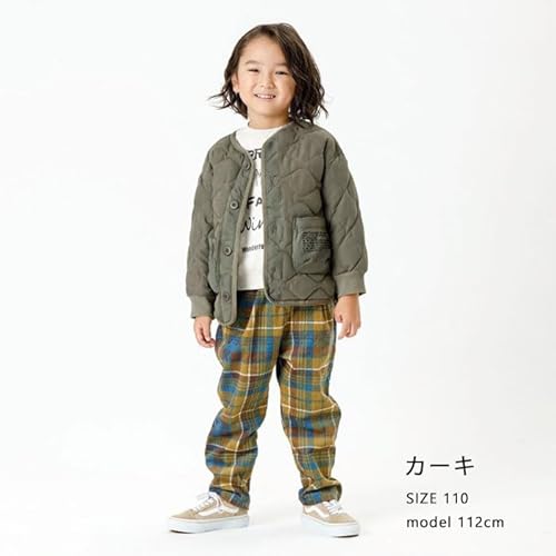 F.O.KIDS『ノーカラーキルトジャケット』