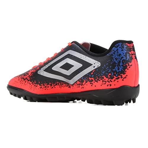 Chuteira Umbro Cosmic Jr, Criança-Unissex, Coral/Prata/Preto, 34
