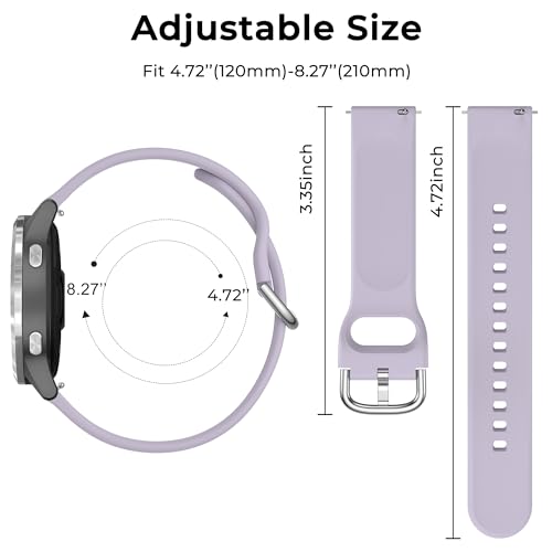 Image of Tobfit 18mm Silicone Watch Strap Compatible for Titan, Timex, Casio, Sonata,HMT etc,Quick Release Sport Loop Colorful Strap