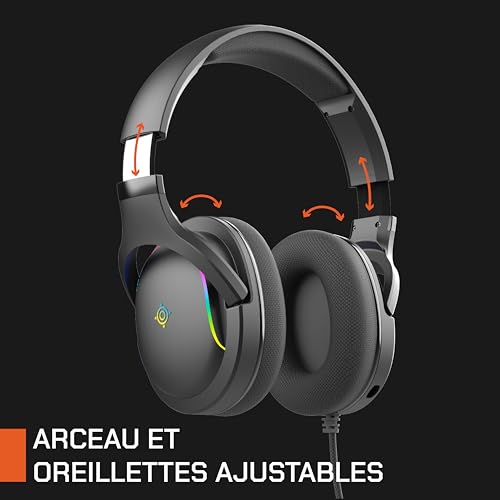 Auriculares Gaming multiplataforma con micrófono extraíble compatible con Switch y PC 2