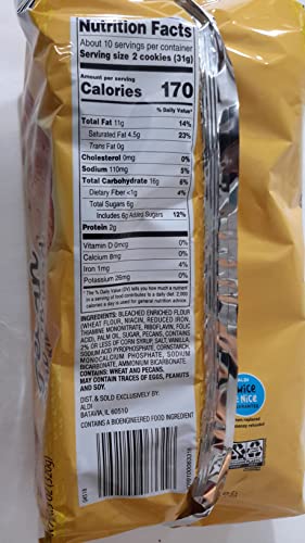 Benton's Pecan Shortbread Cookies Made With Real Pecans Net Weight 11.3 Oz (320G) #TOP3
