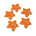 OUNONA - 5 pegatinas antideslizantes para bañera (naranja)