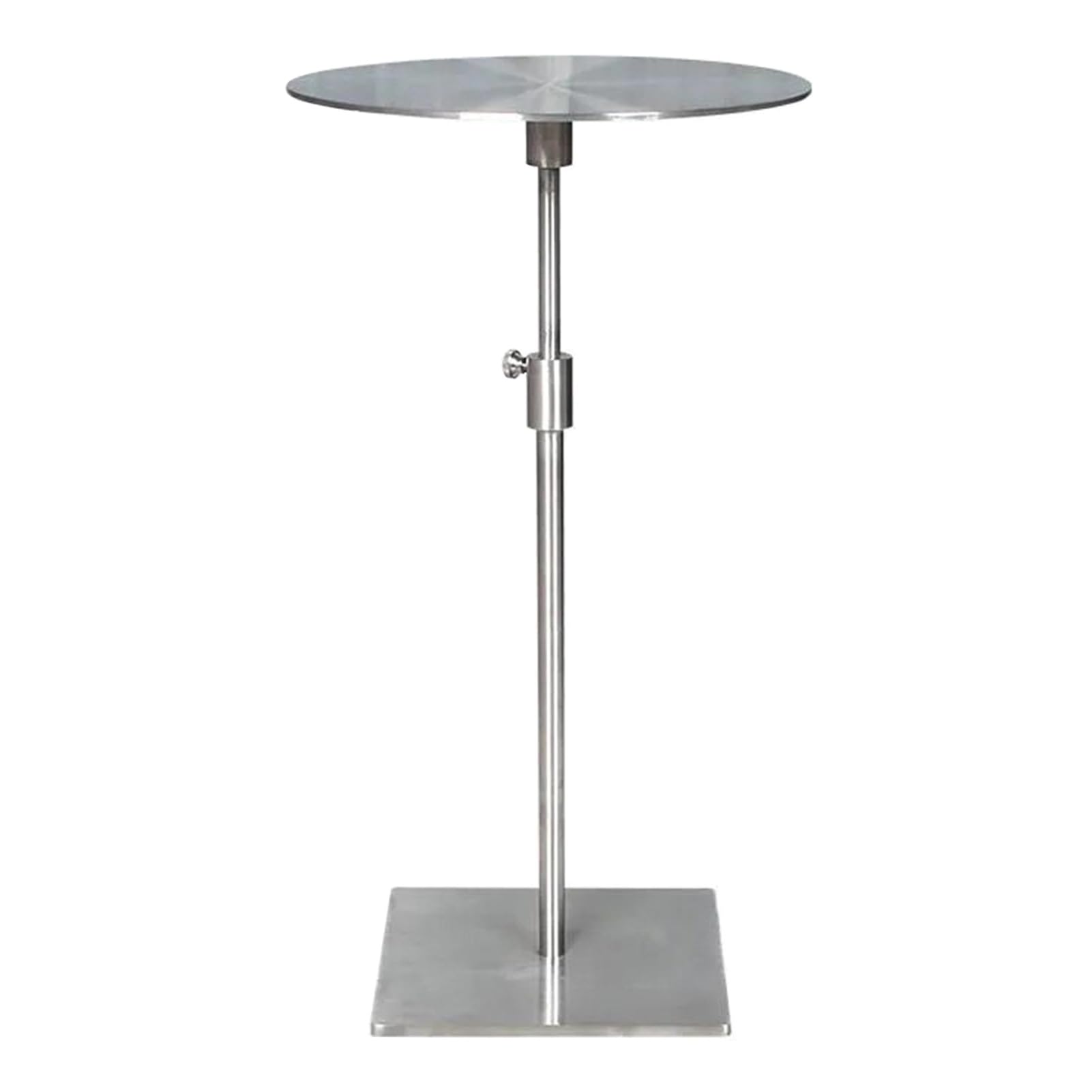 Table de bistro ronde réglable pour optimiser les petits salons