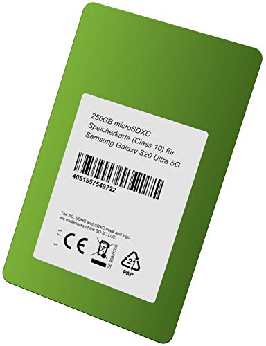 256GB microSDXC Speicherkarte (Class 10) für Samsung Galaxy S20 Ultra 5G – Bild 4