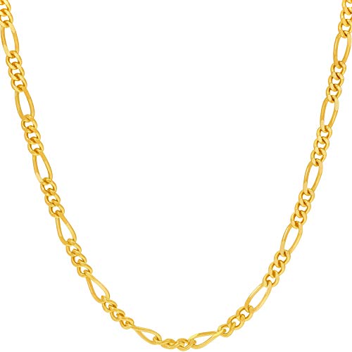 Collier Figaro plaqué Or pour sublimer vos tenues masculines et féminines