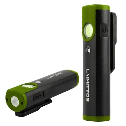 Pocket Clip-On Rechargeable Torch